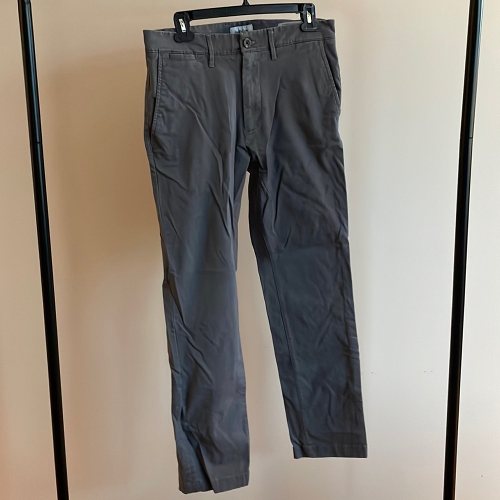 Goodfellow Slim Fit Chino in Grey/Gray (31”x30”)